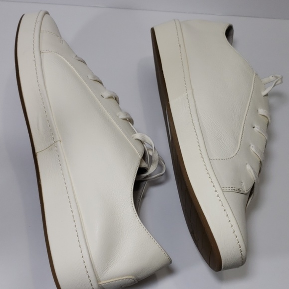 Joie Leather Embroidered Sneakers Size 9 - Picture 5 of 8